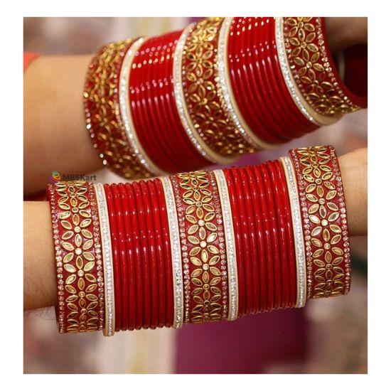 TRADITIONAL LAKH BRIDAL CHURA SET UPTO 60% OFF